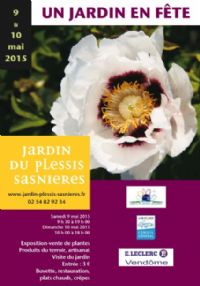 UN JARDIN EN FÊTE au Jardin du Plessis Sasnières. Du 9 au 10 mai 2015 à SASNIERES. Loir-et-cher. 
